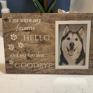 Memory frame for pet